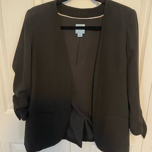 Cece Blazer 3/4 tie Sleeve Black Size 14